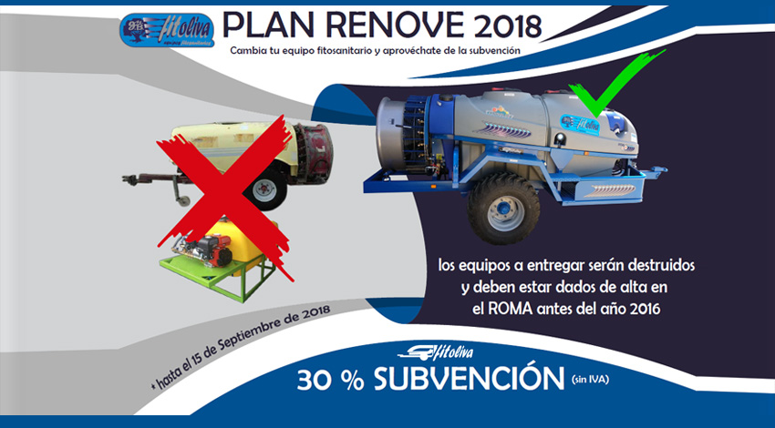 Plan Renove Agrícola 2018